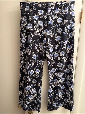 Maeve by Anthropologie floral wide leg pants